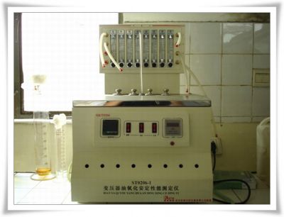 Transformer oil oxidation stability tester